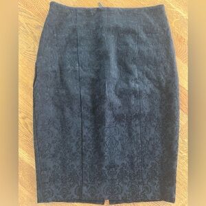 Mission Women’s Size 6 Pencil Skirt Black Floral